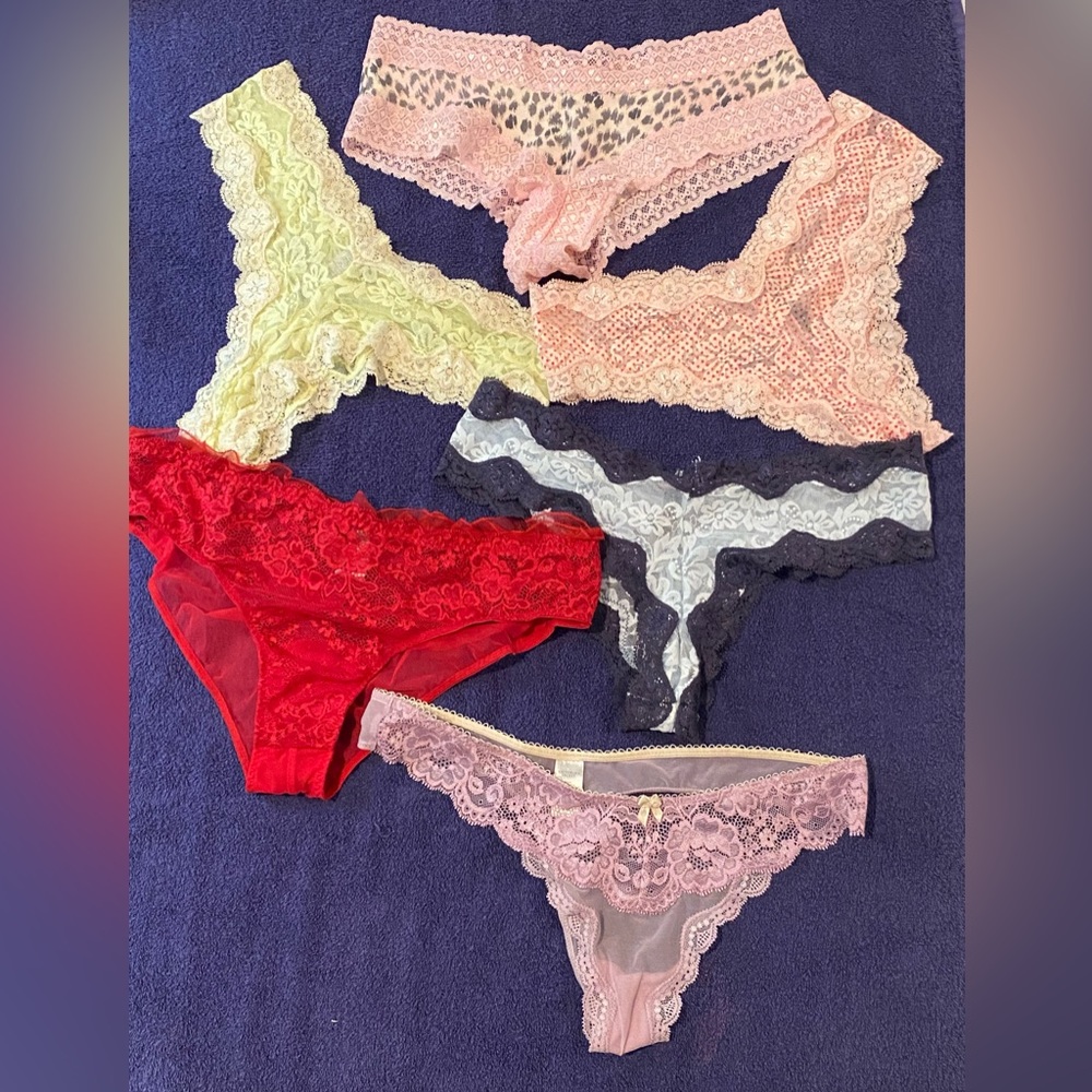 Victoria’s Secret Panty Lot, size small, assorted styles